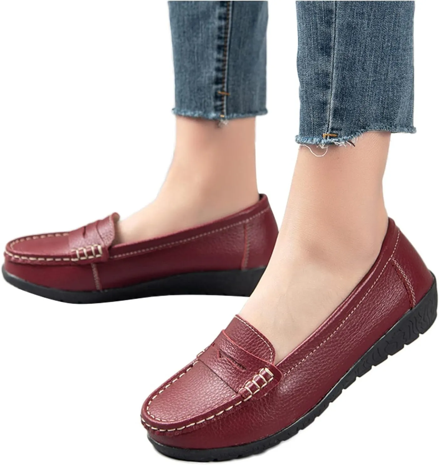 Womens Dressy Casual Walking Shoes Comfortable & Lightweight Loafers Women's Loafers Fashion Comfortable Flats