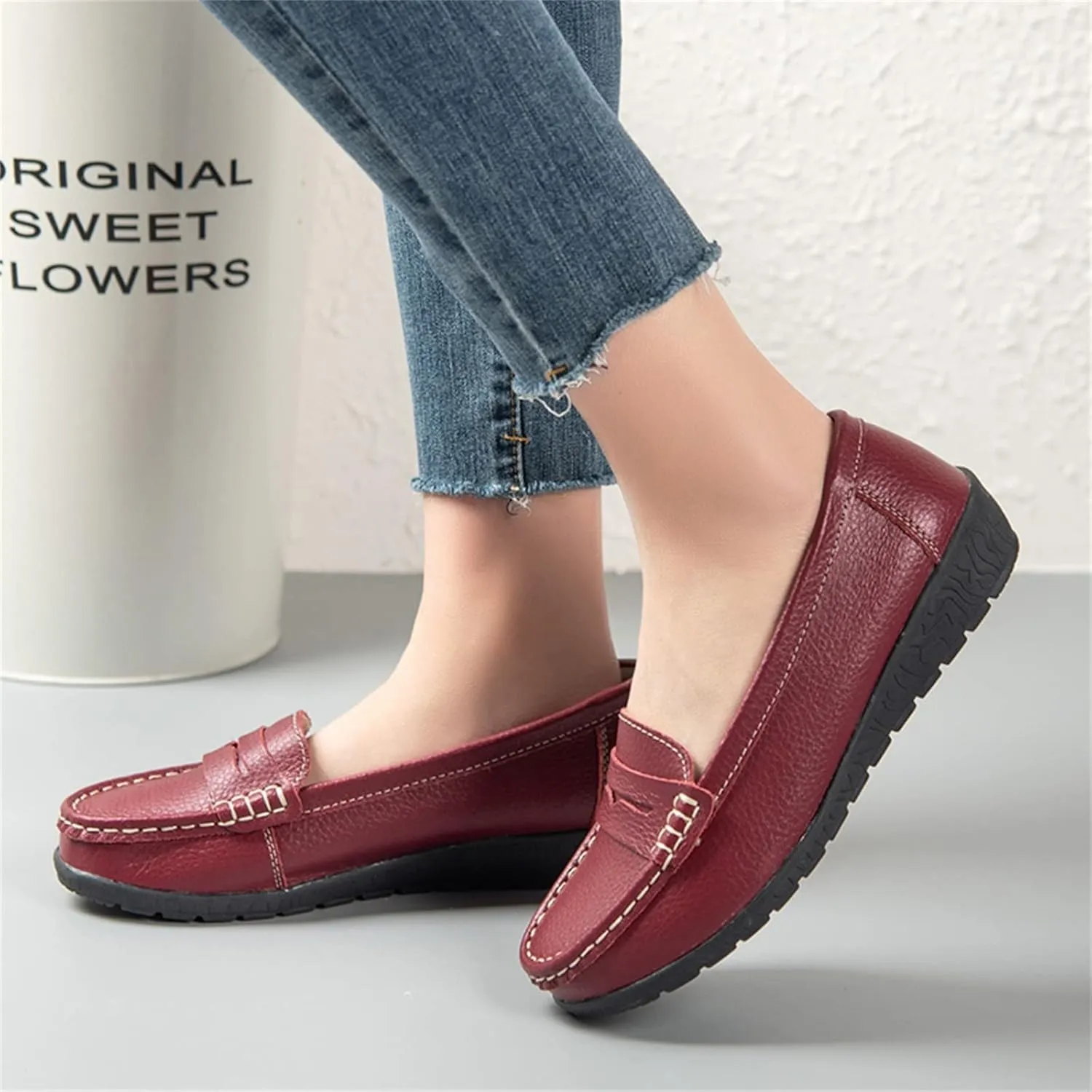 Womens Dressy Casual Walking Shoes Comfortable & Lightweight Loafers Women's Loafers Fashion Comfortable Flats