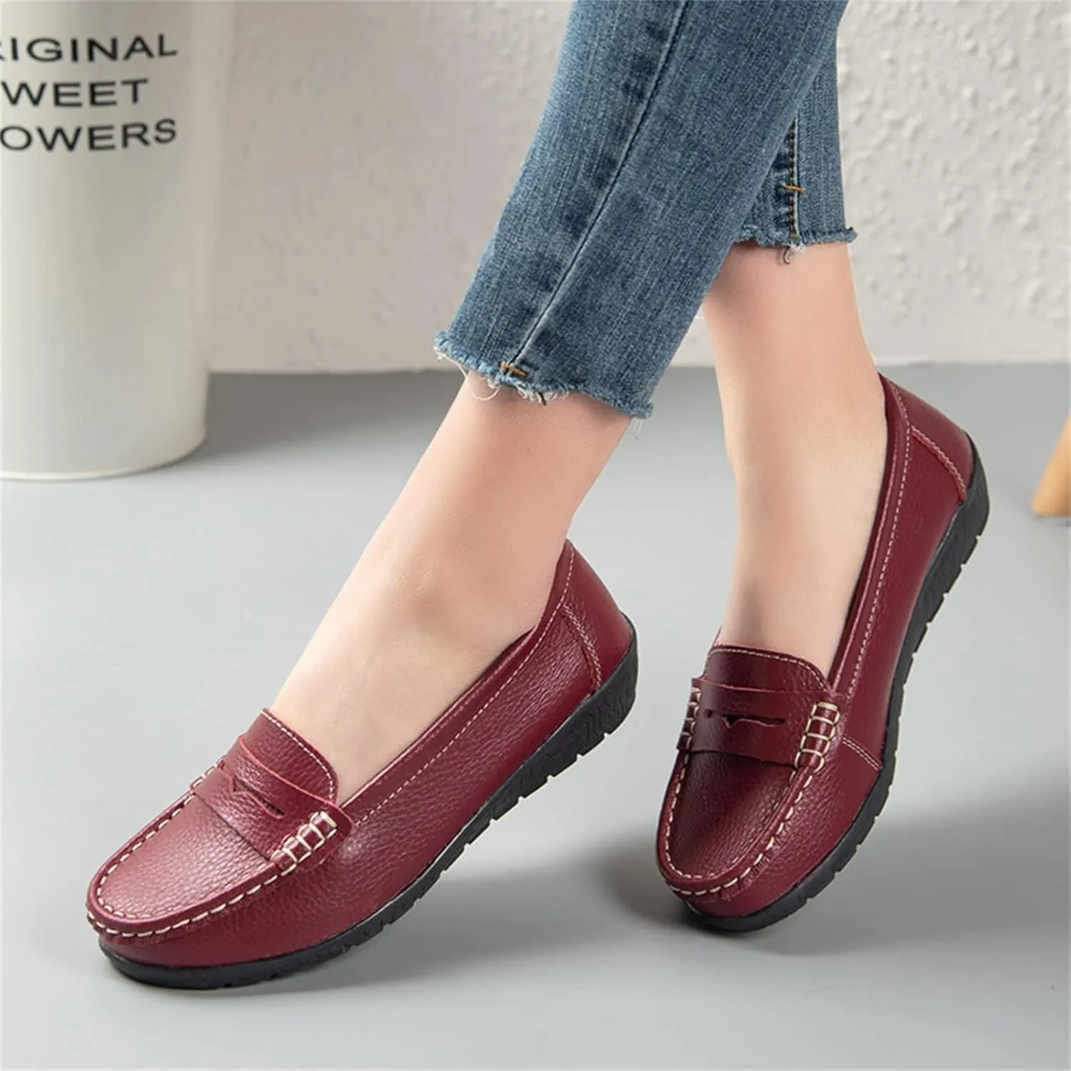 Womens Dressy Casual Walking Shoes Comfortable & Lightweight Loafers Women's Loafers Fashion Comfortable Flats