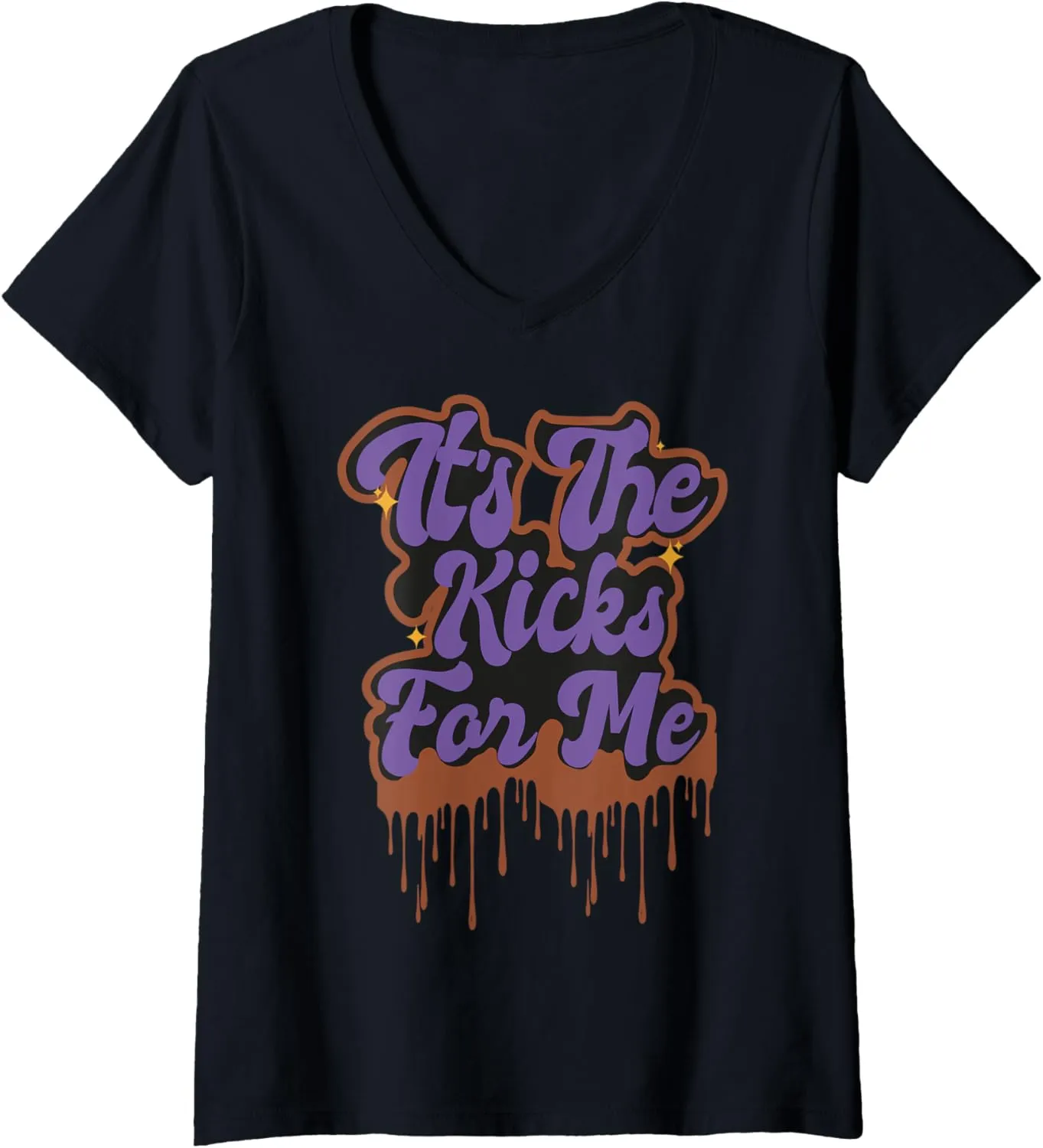 Womens Dunk low Retro It's the Kicks For me For sneakers lovers V-Neck T-Shirt