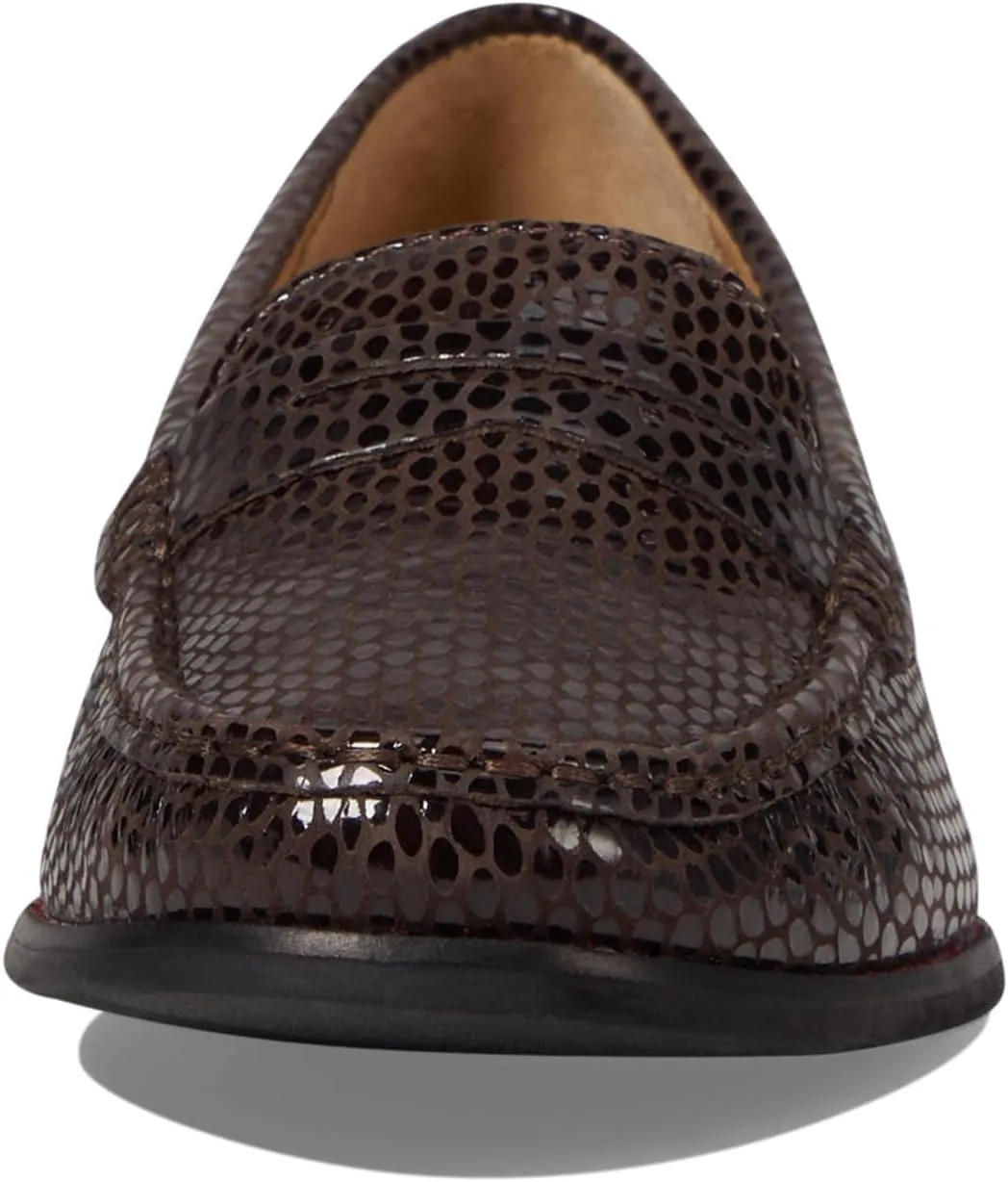 Womens Genuine Leather Comfort Slip on Penny Loafers