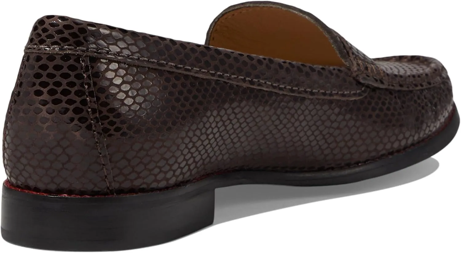 Womens Genuine Leather Comfort Slip on Penny Loafers