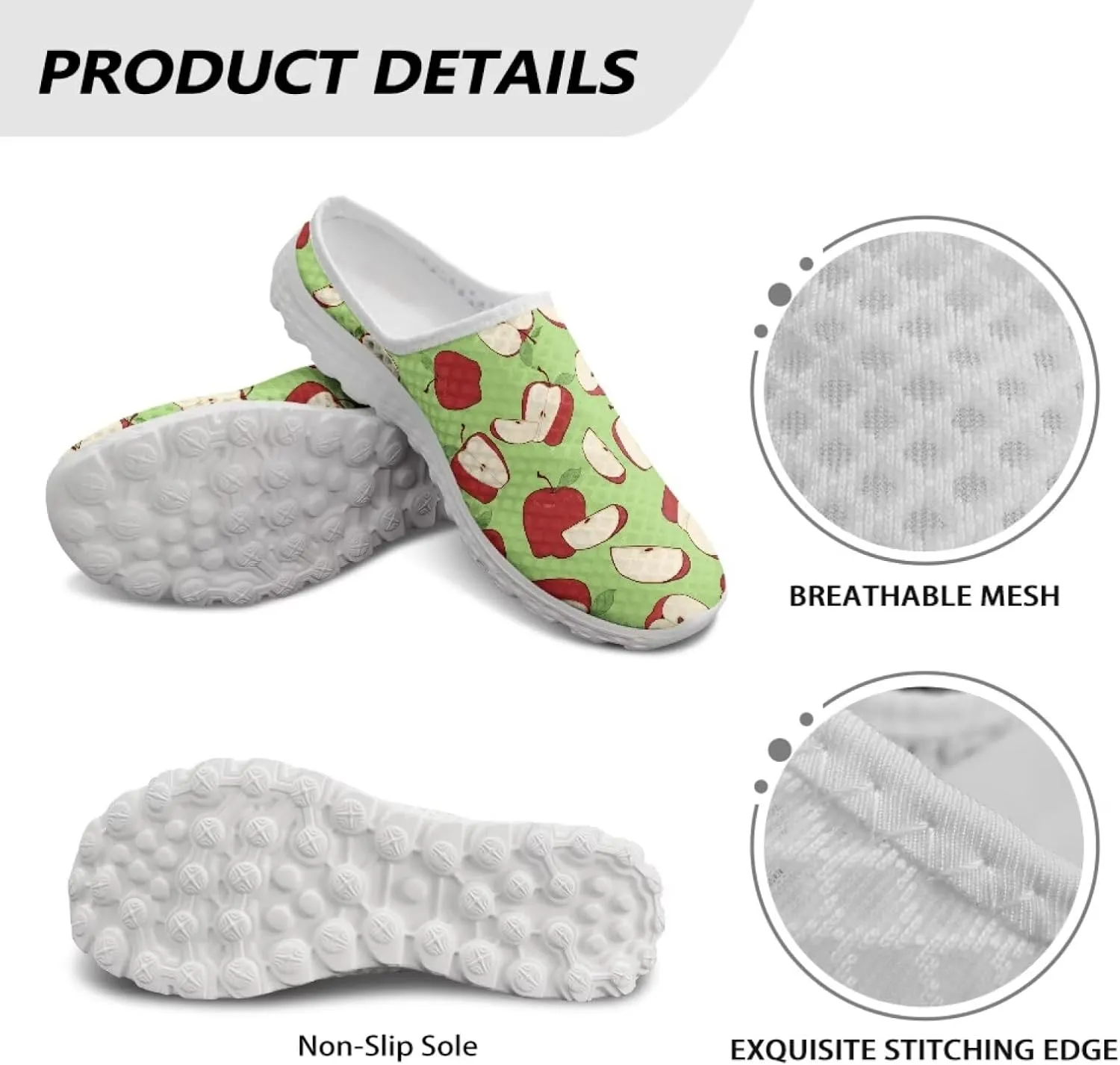 Women's Half Shoes Mules Slip On Sneakers Fashion Comfortable Casual Slippers Walking Vacation Shoes