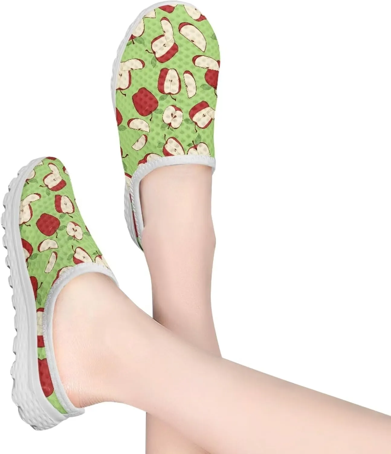 Women's Half Shoes Mules Slip On Sneakers Fashion Comfortable Casual Slippers Walking Vacation Shoes