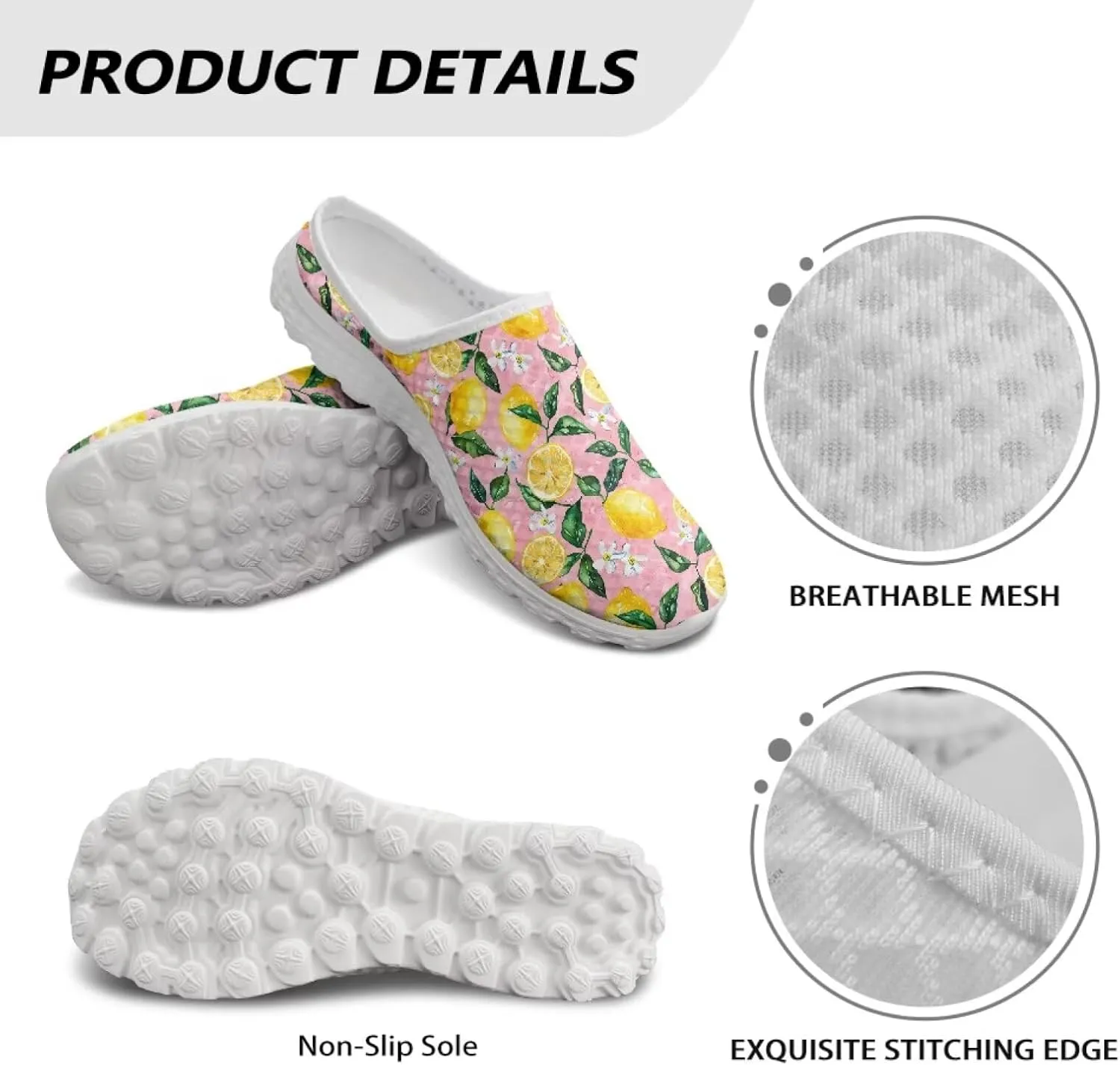 Women's Half Shoes Mules Slip On Sneakers Fashion Comfortable Casual Slippers Walking Vacation Shoes