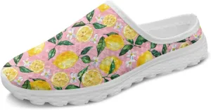 Women's Half Shoes Mules Slip On Sneakers Fashion Comfortable Casual Slippers Walking Vacation Shoes