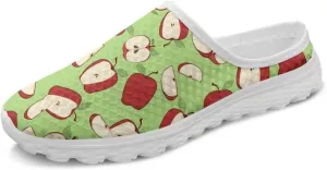 Women's Half Shoes Mules Slip On Sneakers Fashion Comfortable Casual Slippers Walking Vacation Shoes
