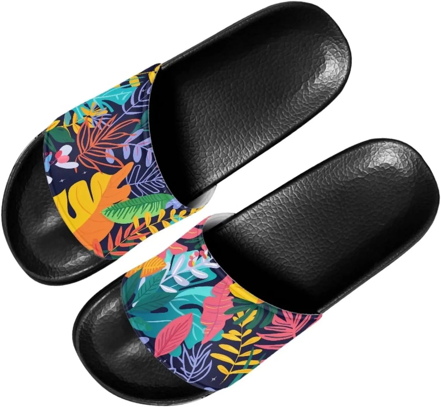 Womens House Slippers Comfy Slide Sandals for Women Open Toe Slippers