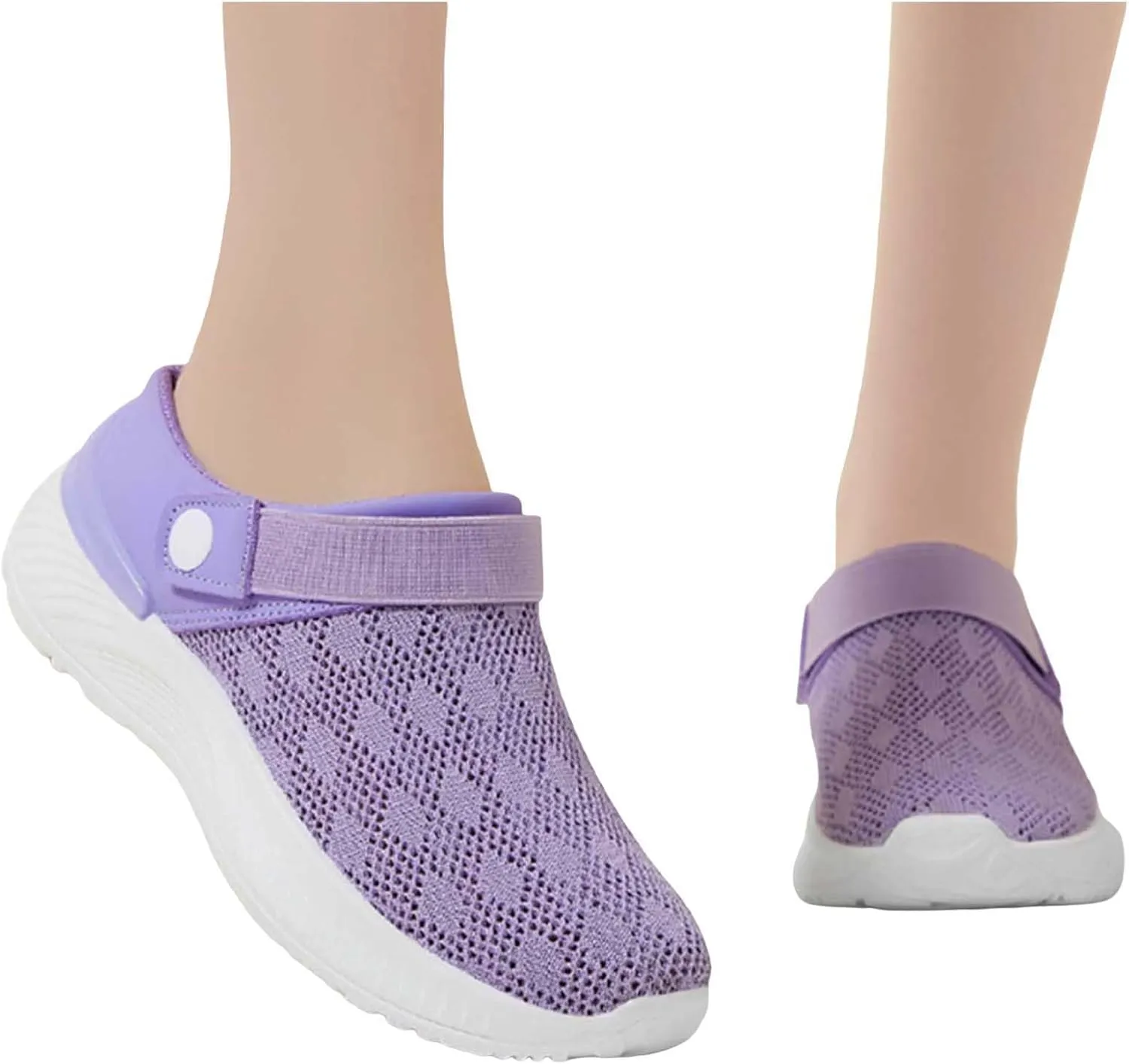 Women's Mules Breathable Mesh Slippers Lightweight Comfortable Platform Sneakers Summer Casual Walking Shoes 2025 Fashion