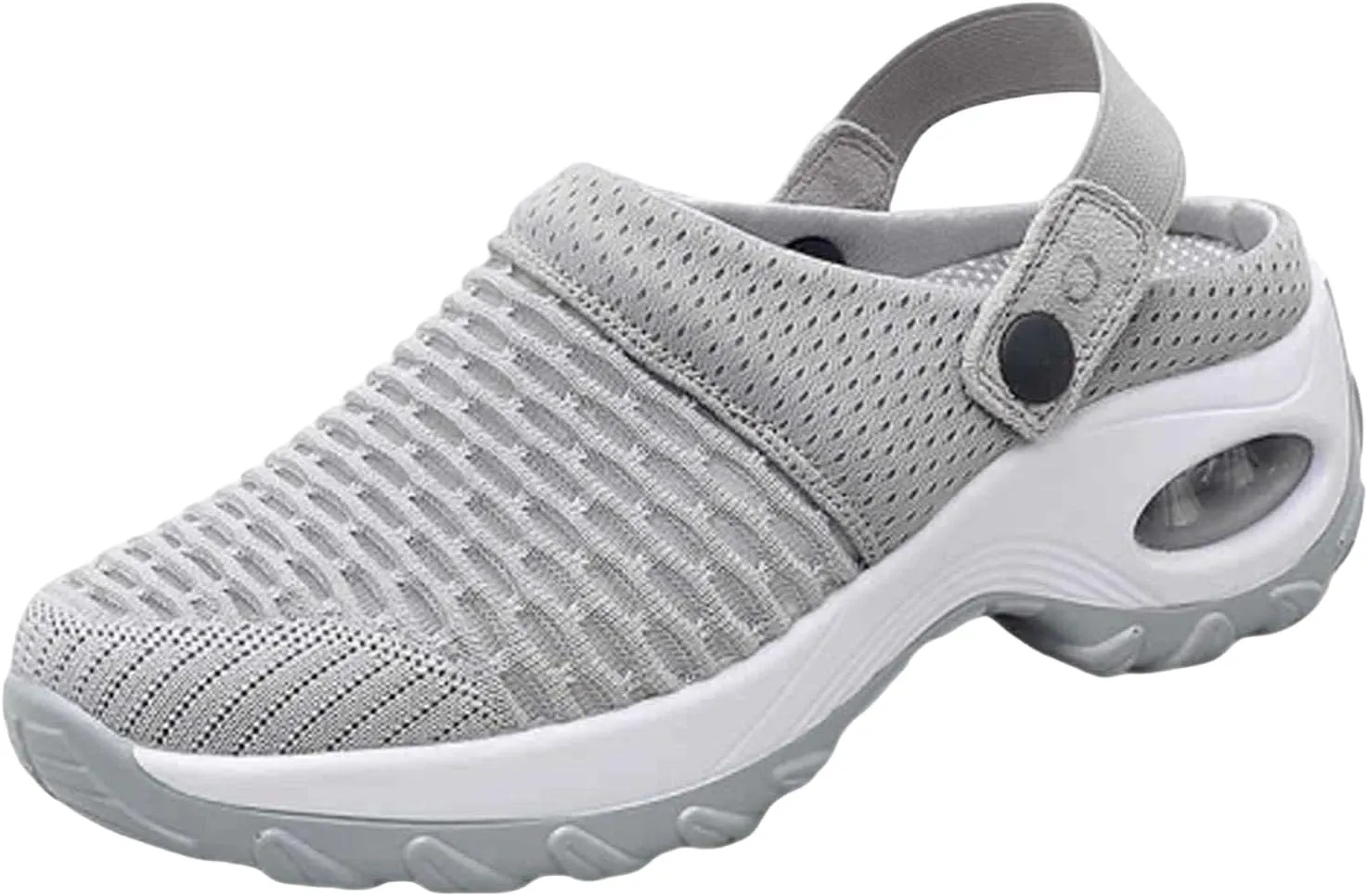 Womens Orthopedic Clogs with Air Cushion Breathable Slip-On Arch Support Sandals Lightweight Beach Walking Slippers