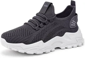 Women's Orthopedic Slip On Walking Shoes Air Cushion Walking Shoes Comfort Loafers Wide Fit Breathable Mesh Sneakers Lightweight Soft Casual Sneaker Workout Work Shoe