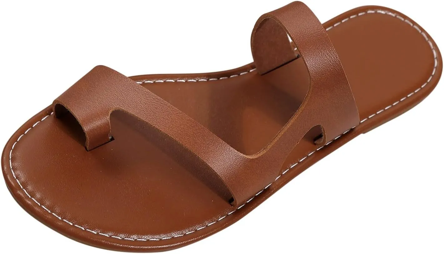 Women's Sandals Dressy Women Sandals Comfortable Women Flip Flops Dressy Summer Walking Shoes Slippers Women's