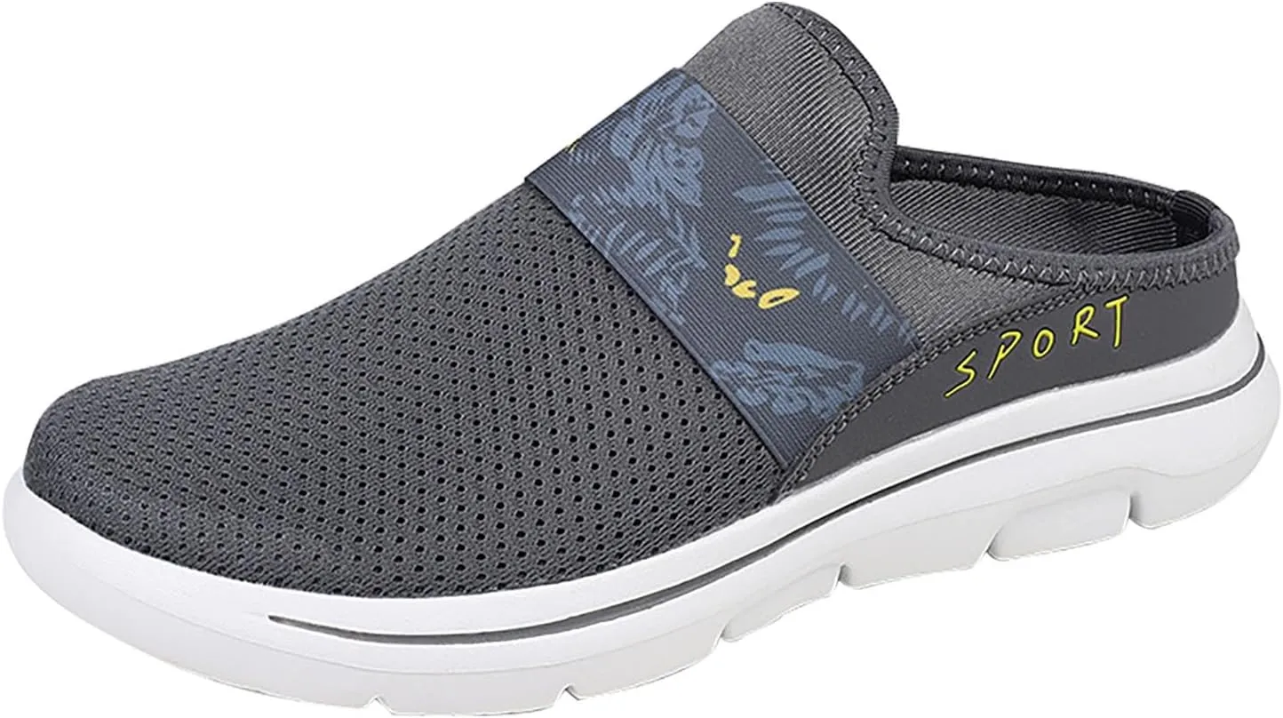 Women's Slip-on Mule Sneakers Lightweight Womens Running Shoes Casual Casual Shoes Trendy Women's Fashion Sneakers Brown Tennis Shoe Casual Loafers