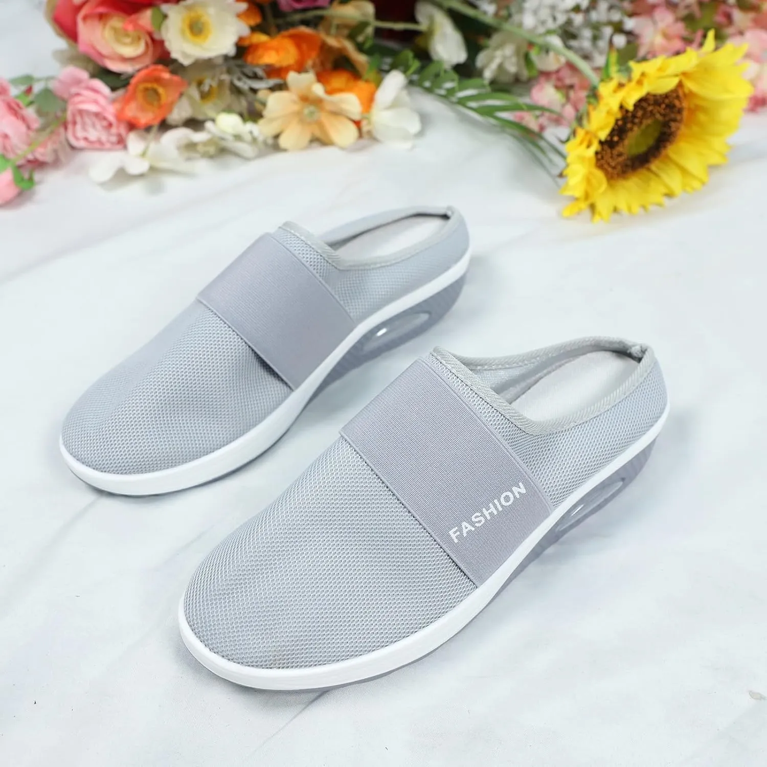 Women's Slip-On Orthopedic Arch Support Backless Tennis Shoes Men Casual Ladies Casual Shoes Shoes Sneakers Tennis Shoe Loafers Casual Slip On