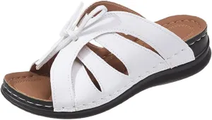Women's Soft Soled Wedge Sandal Lightweight Travel Sandals Party Dress Sandals Arch Support Wedge Sandals