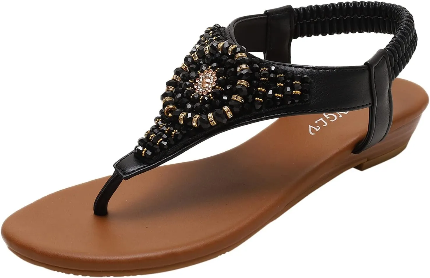 Women's Versatile Flat Sandals Comfortable Ankle Strap Outdoor Walking Shoes Soft Soled Sandals for Women