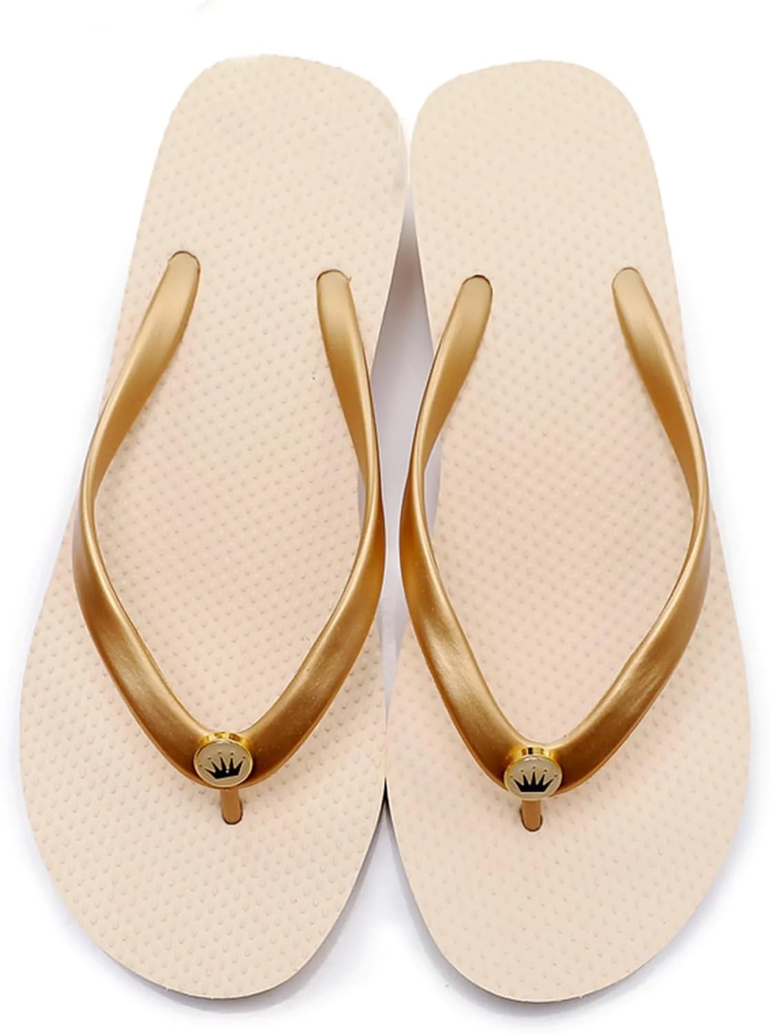 Women's Wedge Flip-flops Heeled,Women's summer casual fashion thick-soled sandal,6cm women's wedge-heeled beach slippers