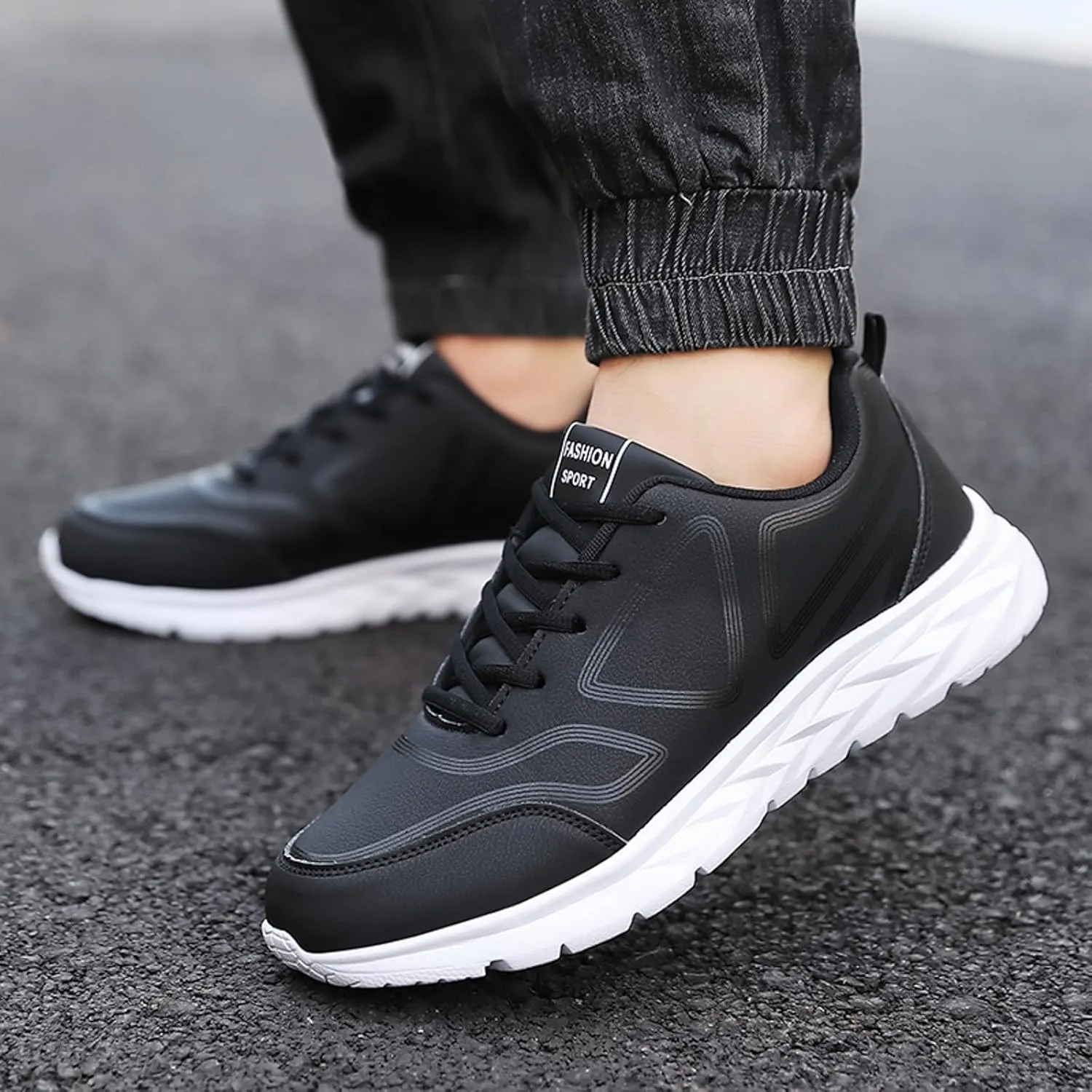 Workout Athletic Sport Shoes for Men Comfortable Breathable Lightweight Tennis Shoe Wide Walking Shoes for Men