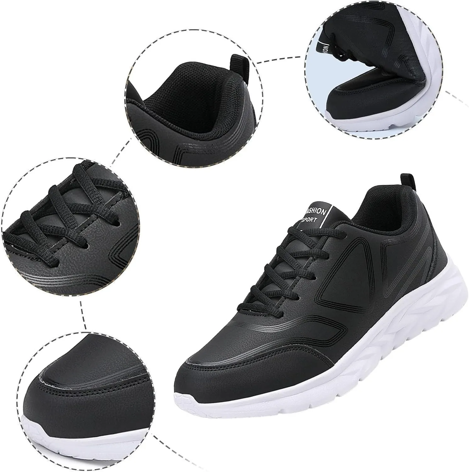 Workout Athletic Sport Shoes for Men Comfortable Breathable Lightweight Tennis Shoe Wide Walking Shoes for Men
