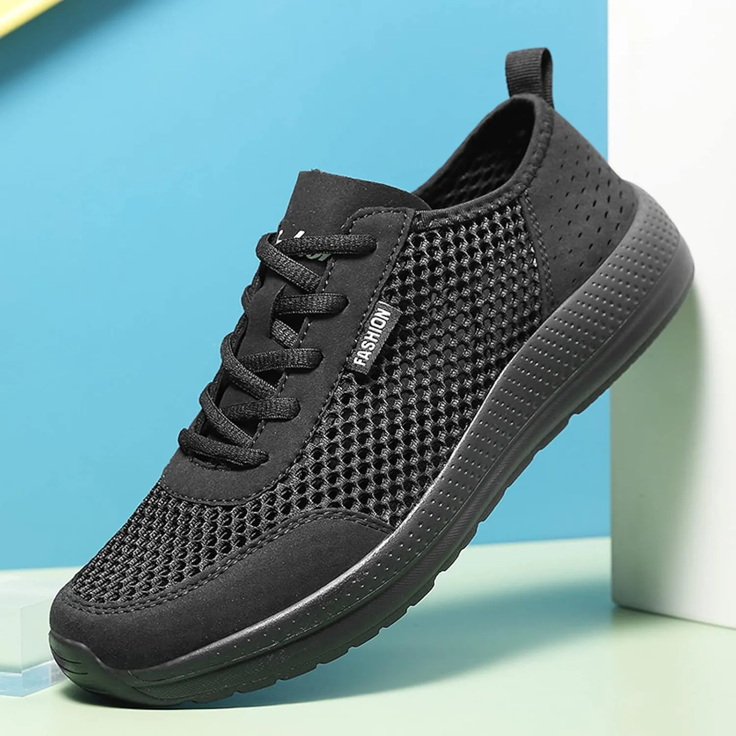 Workout Athletic Sport Shoes for Men Portable Non Slip Fitness Workout Shoe Lightweight Diabetic Shoes for Men