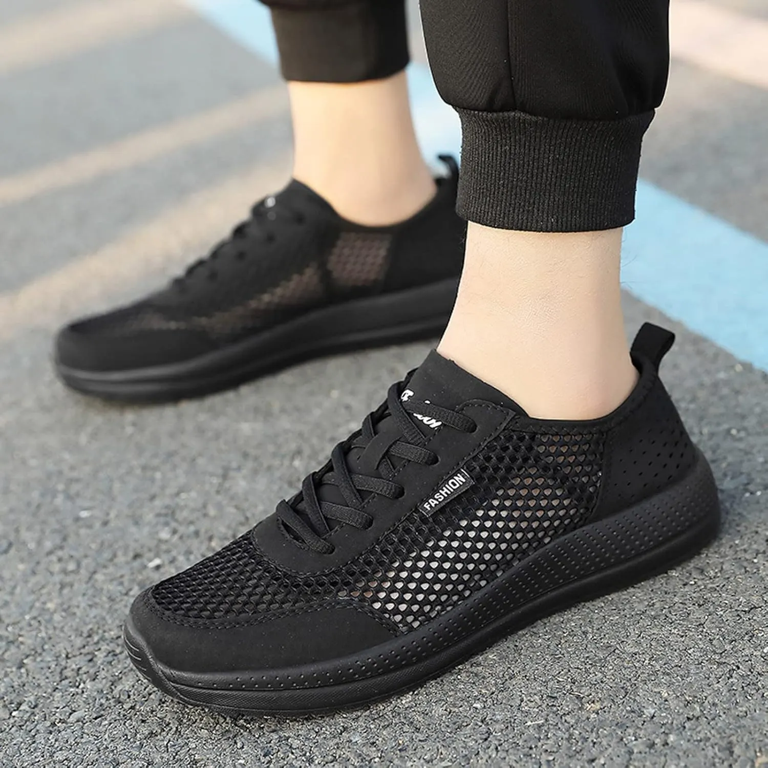Workout Athletic Sport Shoes for Men Portable Non Slip Fitness Workout Shoe Lightweight Diabetic Shoes for Men