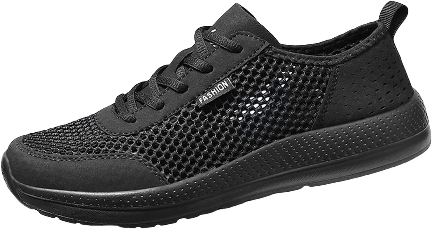 Workout Athletic Sport Shoes for Men Portable Non Slip Fitness Workout Shoe Lightweight Diabetic Shoes for Men