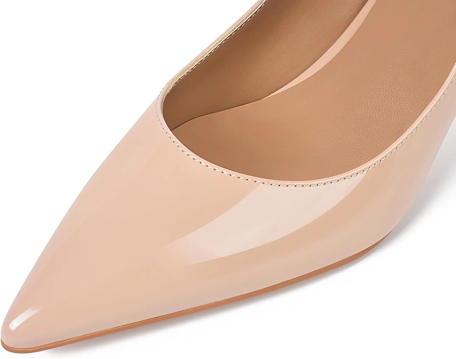 XINIUNIU Heeled Mules for Women Rhinestone Heels Pointed Toe Slip On 2.5 Inch Kitten Stiletto Closed Toe Sandals Dress Wedding Pump Shoes