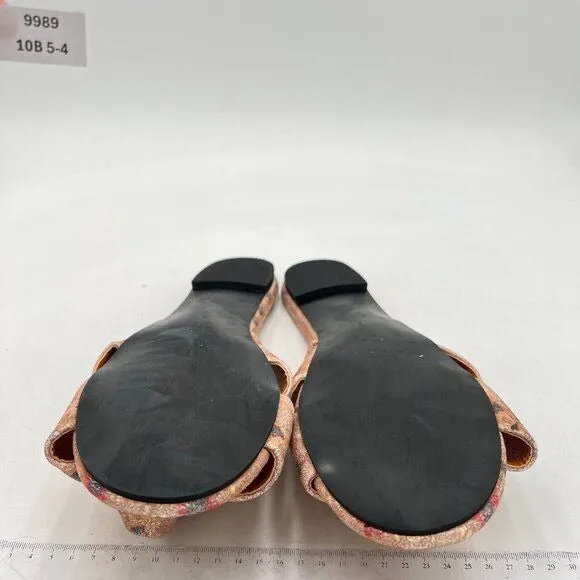 XYD Women Open Round Toe Bowknot Crossover Flats & Block Heel Sandals