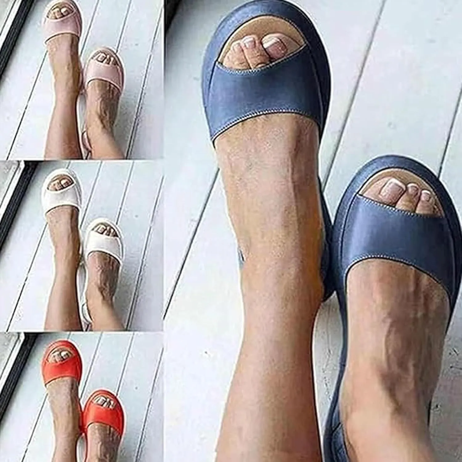 Yifare Sandal for Women，Women's Ultra-Comfy Casual Flat Orthopedic Sandals, Women's Sandals， Outfany Sandals