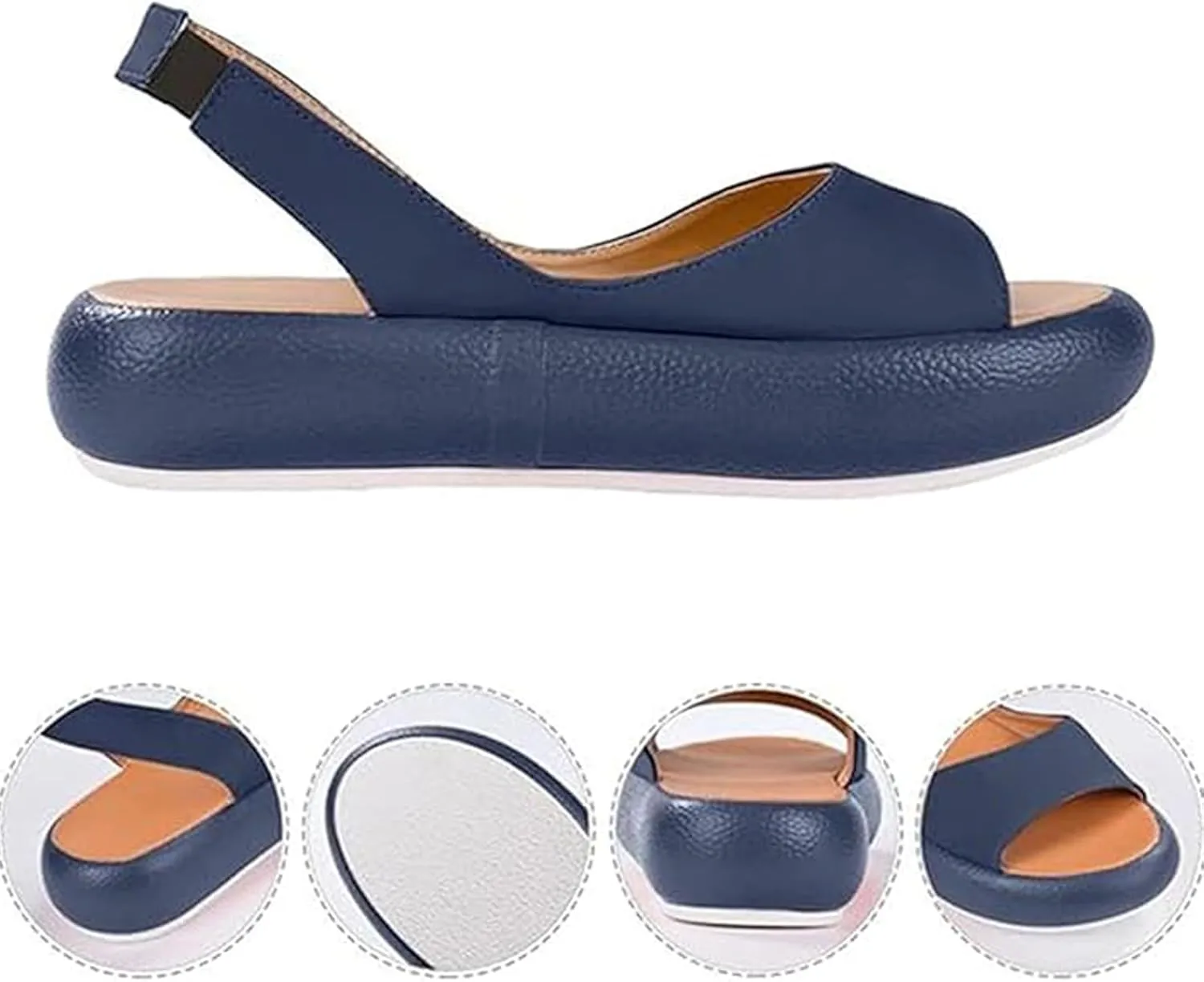 Yifare Sandal for Women，Women's Ultra-Comfy Casual Flat Orthopedic Sandals, Women's Sandals， Outfany Sandals