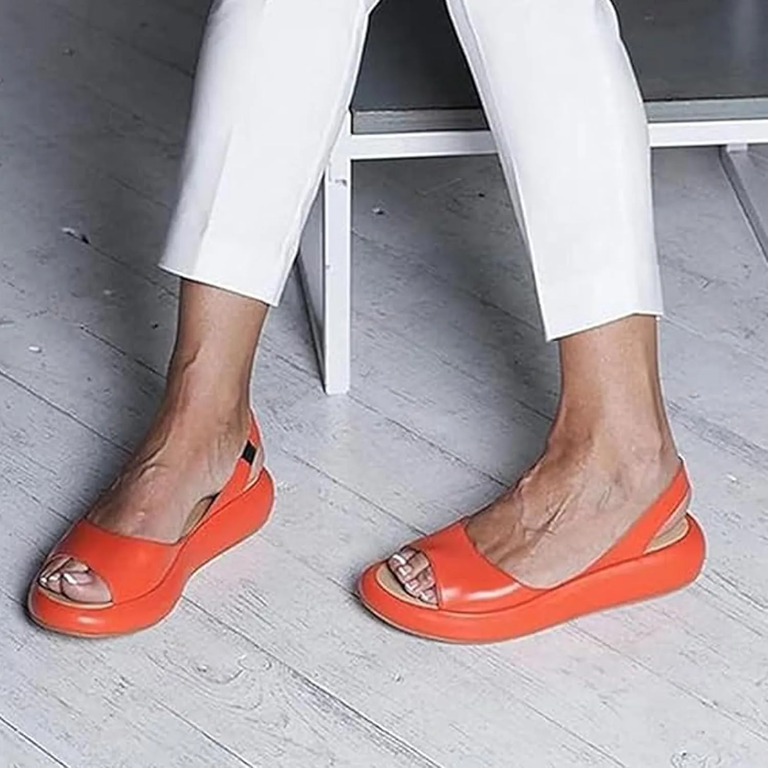 Yifare Sandal for Women，Women's Ultra-Comfy Casual Flat Orthopedic Sandals, Women's Sandals， Outfany Sandals