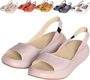 Yifare Sandal for Women，Women's Ultra-Comfy Casual Flat Orthopedic Sandals, Women's Sandals， Outfany Sandals
