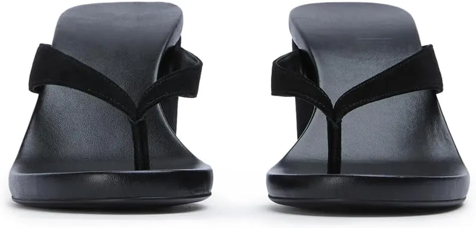 YIYA Women's Platform Flip Flops Sandals Comfortable Wedge High Heels Open Round Toe Summer Dress Thong Heels