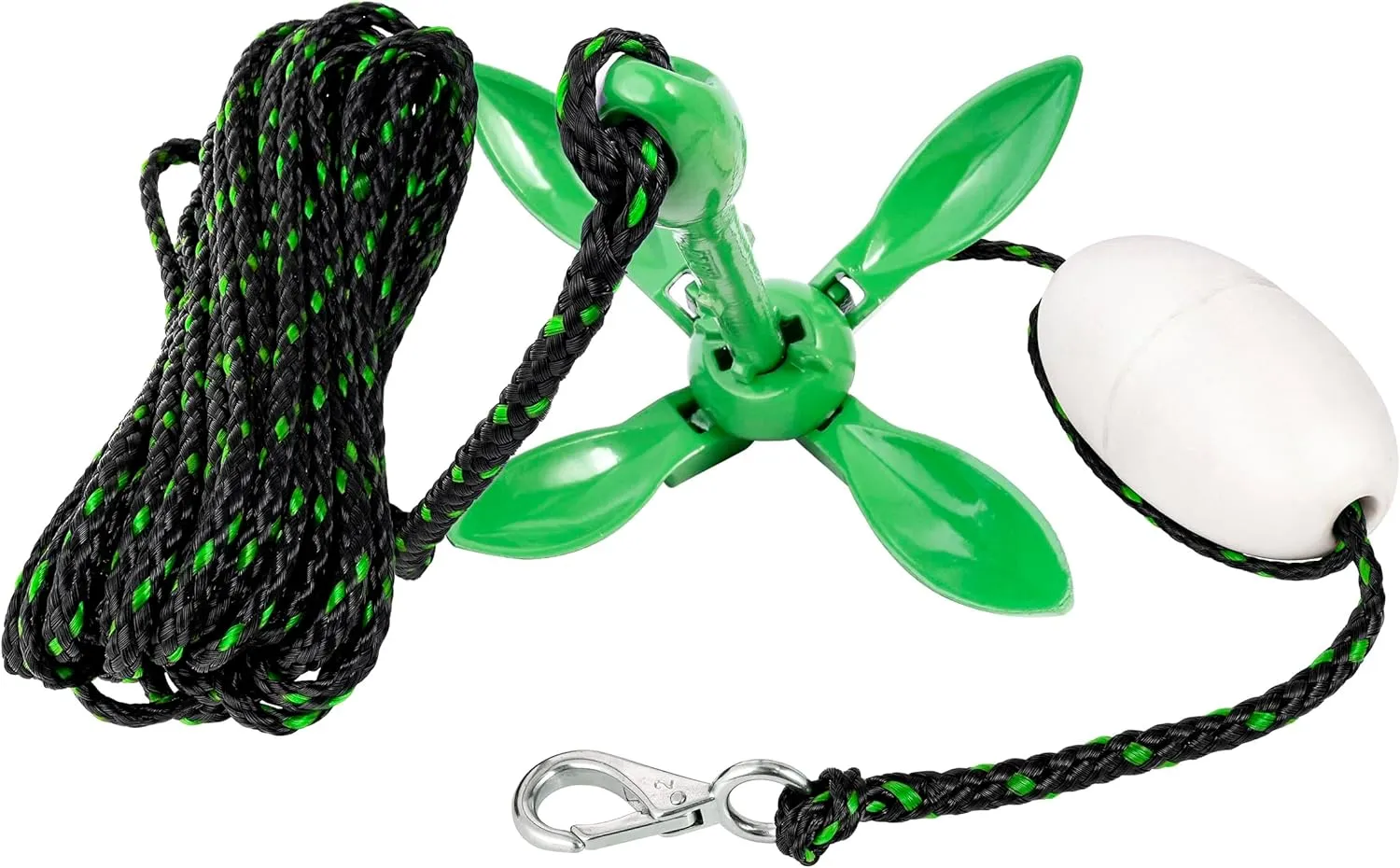 Young Marine Grapnel Anchor Kit for Small Boats, Kayaks, PWC, Jet Ski, Paddle Boards, etc. - 3.5 lbs